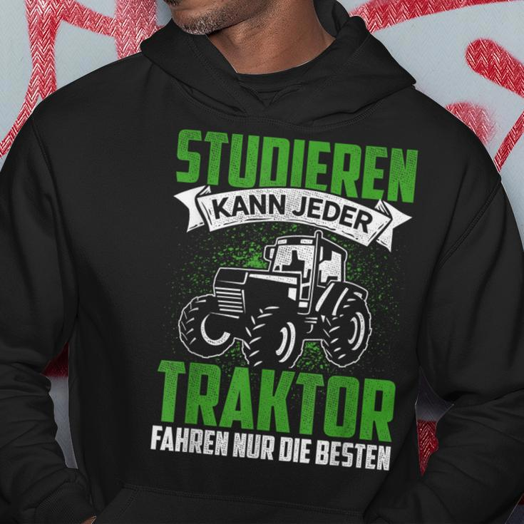 Studier Kann Jeder Traktor Fahren Nur Die Beste Farmer Hoodie Lustige Geschenke