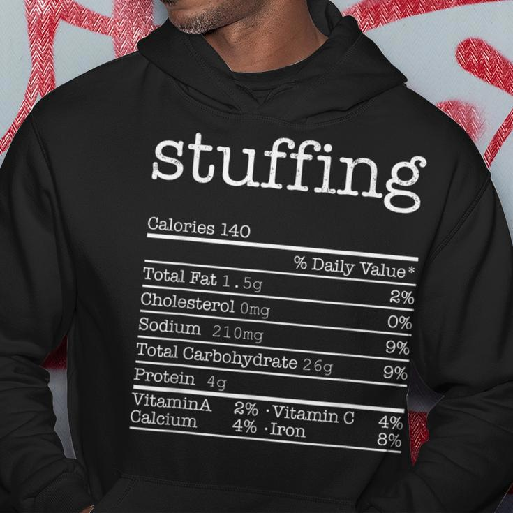 Stuffing Nutrition Facts Thanksgiving Christmas Food Hoodie Unique Gifts