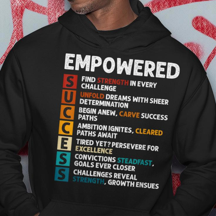 Success Definition Motivational Quote Affirmations Hoodie Unique Gifts