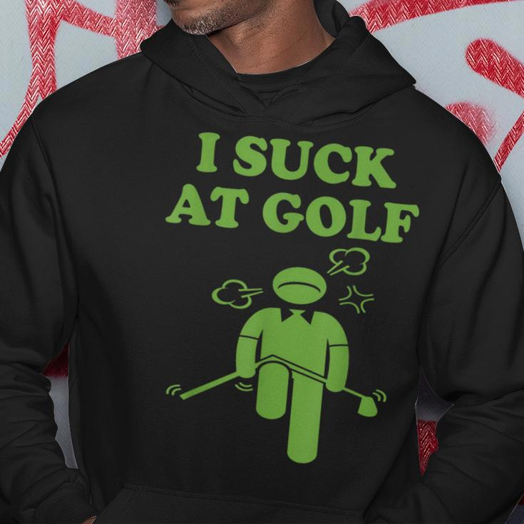 I Suck At Golf Loser Golfer Golf Buddy Friend Golfing Hoodie Unique Gifts