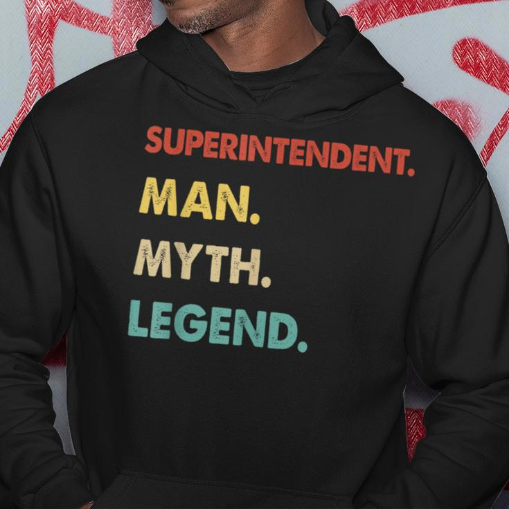 Superintendent Man Myth Legend Hoodie Personalized Gifts