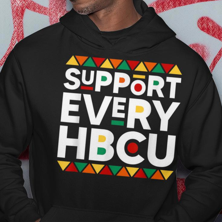 Support Every Hbcu Historical Black College Alumni Hoodie Funny Gifts