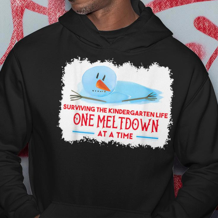Surviving The Kindergarten Life One Meltdown At A Time Hoodie Unique Gifts