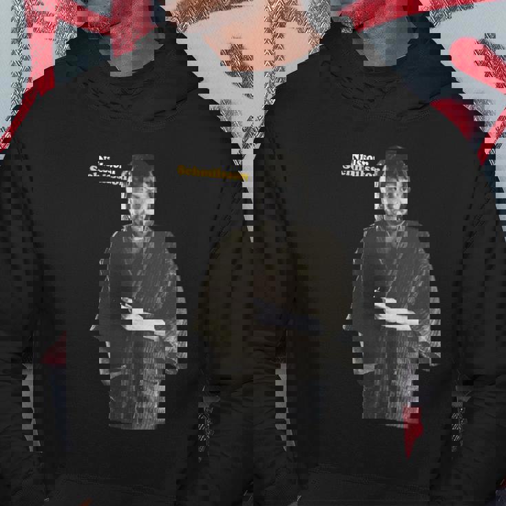 Sweat à capuche Noir Design Papier en Main, Mode Casual pour Fans Cadeaux drôles