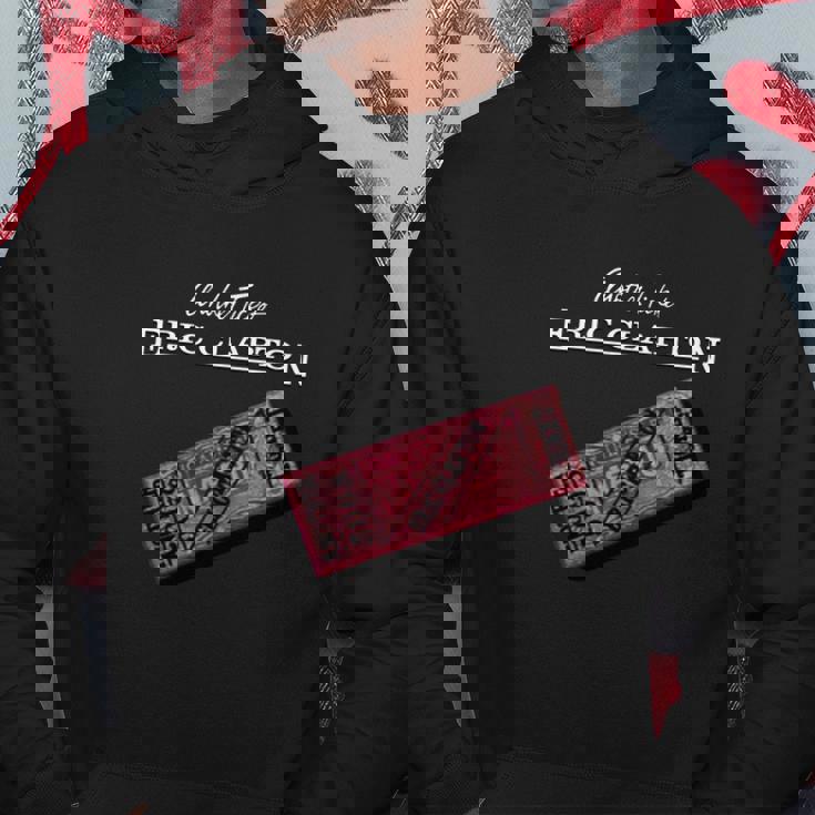 Sweat à capuche Noir Eric Clapton, Design Billet de Concert pour Fans Cadeaux drôles