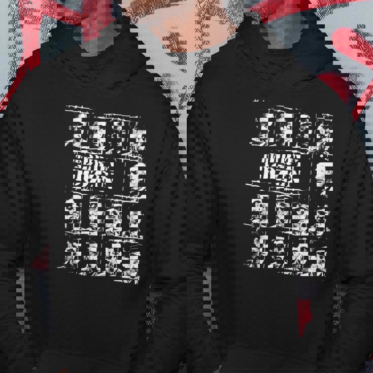 Sweat à capuche The Dirty Dozen Hommage Film de Guerre, Design Portraits Vintage Cadeaux drôles