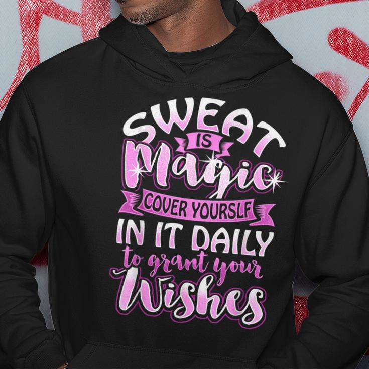 Sweat Is Magic Loves Yoga Practice Yogi Quote Namaste Zen Hoodie Unique Gifts