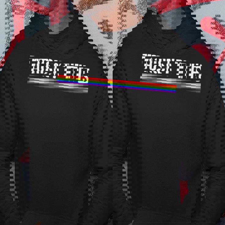 Tacos And Titties Lgbt Lesbian Pride Couple Matching Hoodie Unique Gifts