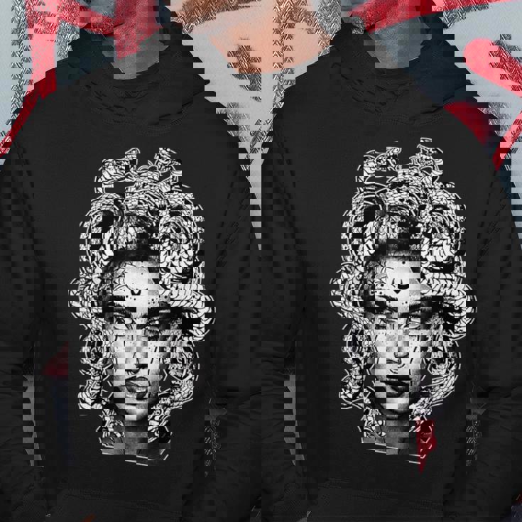 Tatuado Medusa Mitología Griega Work Sudadera Regalos divertidos