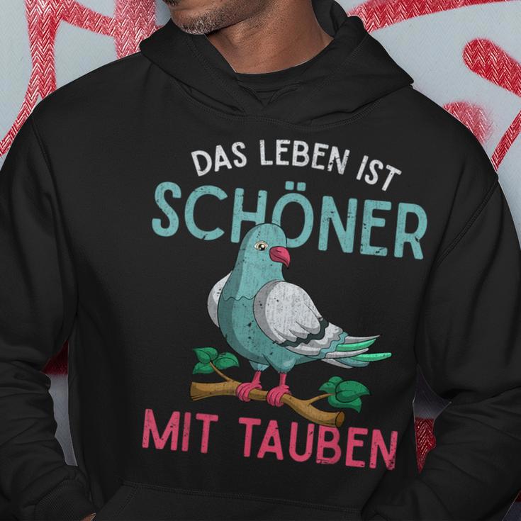 Taubenzüchter Hoodie: Das Leben ist schöner mit Tauben Lustige Geschenke