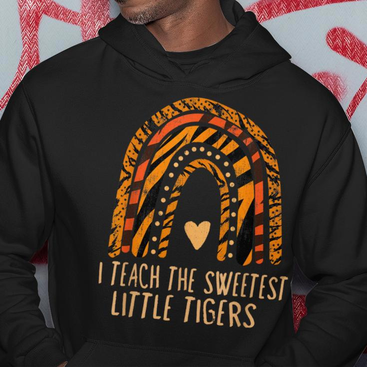 I Teach Sweetheart I Teach The Sweetest Little Tigers Hoodie Funny Gifts