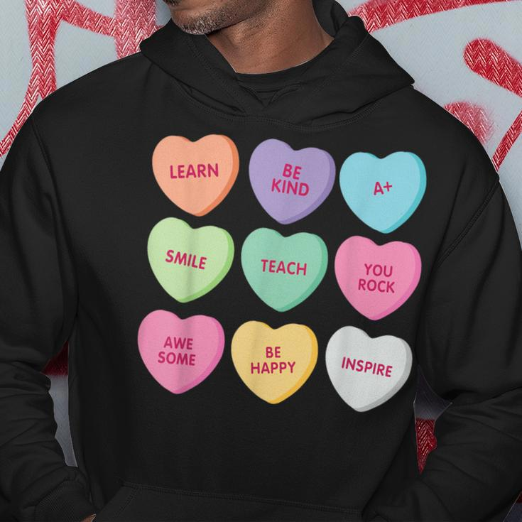 Teacher Valentine's Day Candy Heart School Women Hoodie Funny Gifts