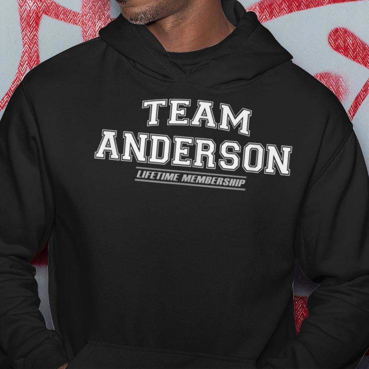 Team Anderson Proud Family Surname Last Name Hoodie Funny Gifts