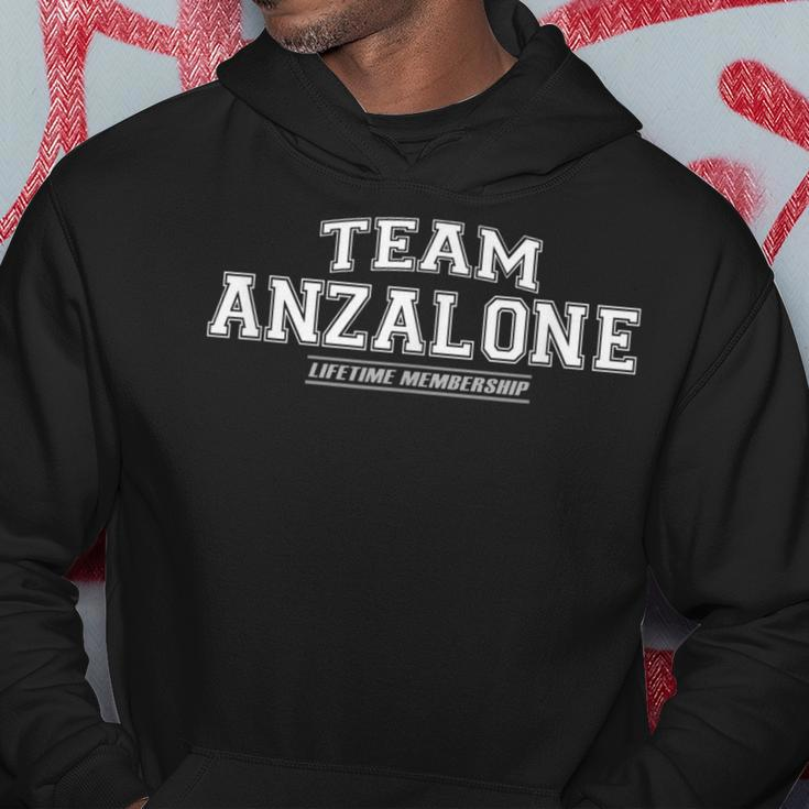 Team Anzalone Proud Family Surname Last Name Hoodie Funny Gifts