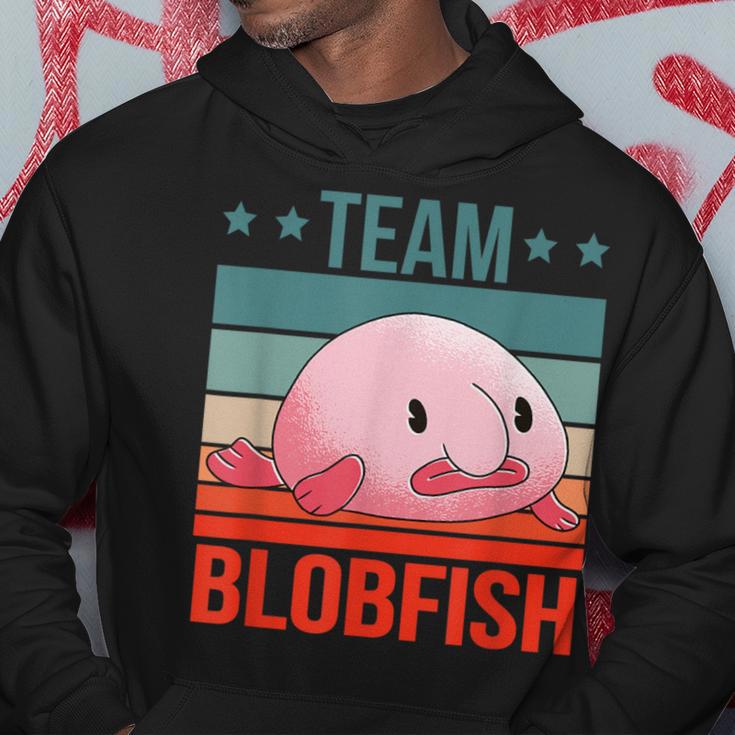 Team Blobfisch Deep Sea Fish Blobfish Kapuzenpullover Lustige Geschenke