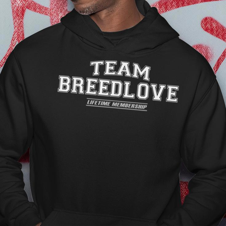 Team Breedlove Proud Family Surname Last Name Hoodie Funny Gifts