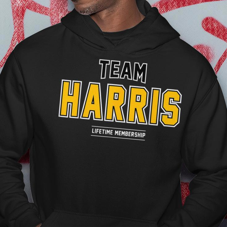 Team Harris Proud Family Last Name Surname Hoodie Funny Gifts