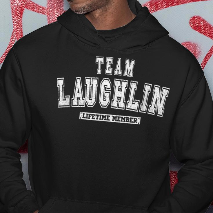Team Laughlin Lifetime Member Family Last Name Hoodie Funny Gifts