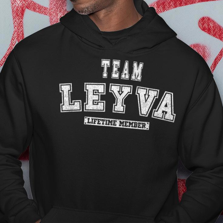 Team Leyva Lifetime Member Family Last Name Hoodie Funny Gifts