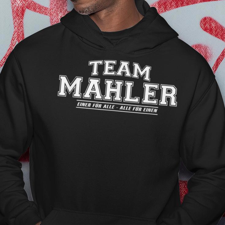 Team Mahler Stolze Familie Surname Hoodie Lustige Geschenke