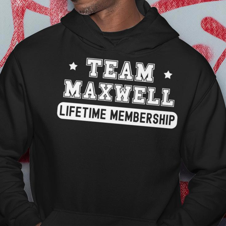 Team Maxwell Lifetime Membership Family Last Name Hoodie Funny Gifts
