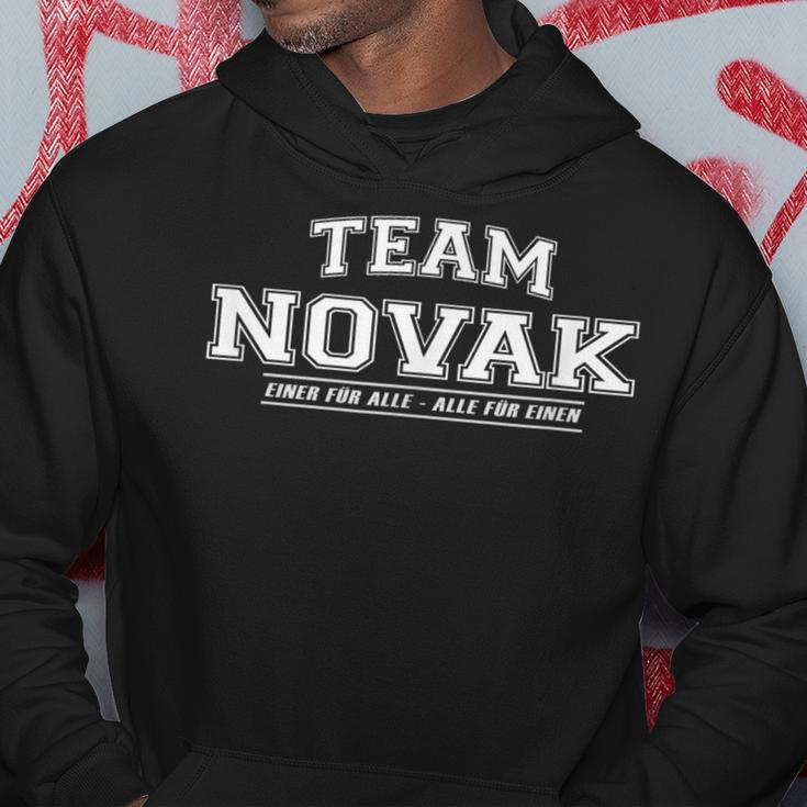 Team Novak Proud Family Last Name Hoodie Funny Gifts