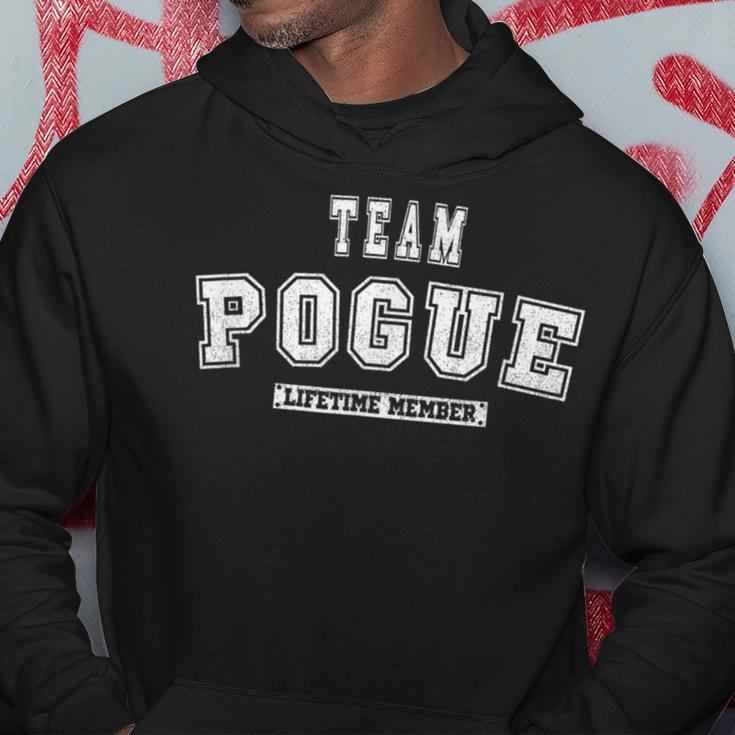 Team Pogue Lifetime Member Family Last Name Hoodie Funny Gifts