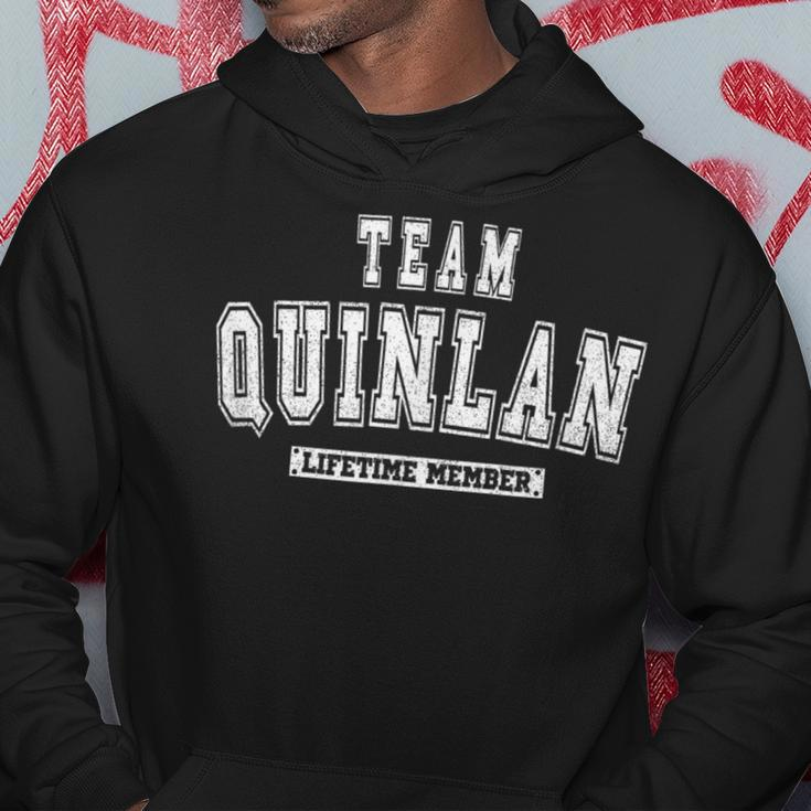 Team Quinlan Lifetime Member Family Last Name Hoodie Funny Gifts