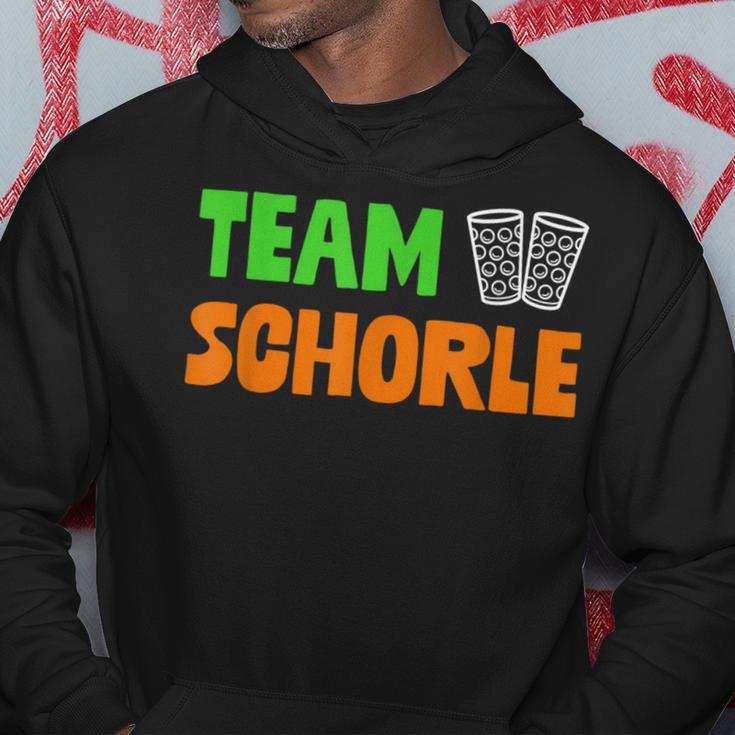 Team Schorle Dubbegläser Hoodie Lustige Geschenke