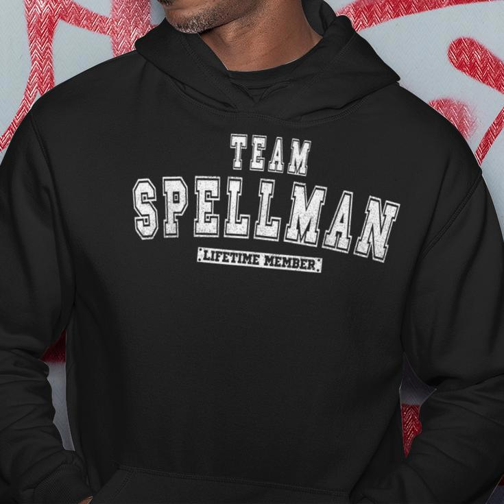 Team Spellman Lifetime Member Family Last Name Hoodie Funny Gifts