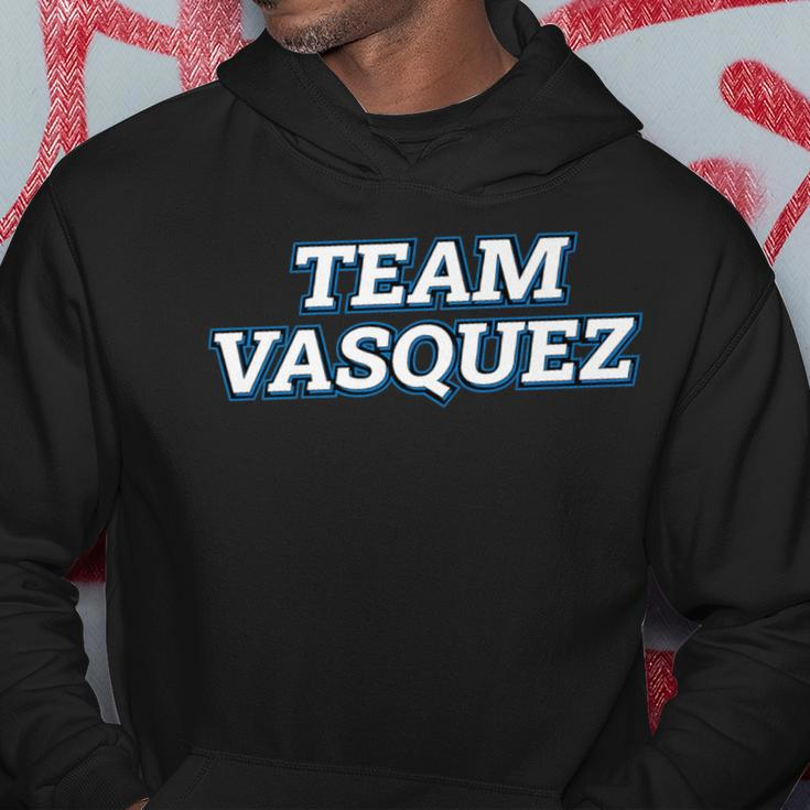 Team Vasquez Relatives Last Name Family Matching Hoodie Funny Gifts