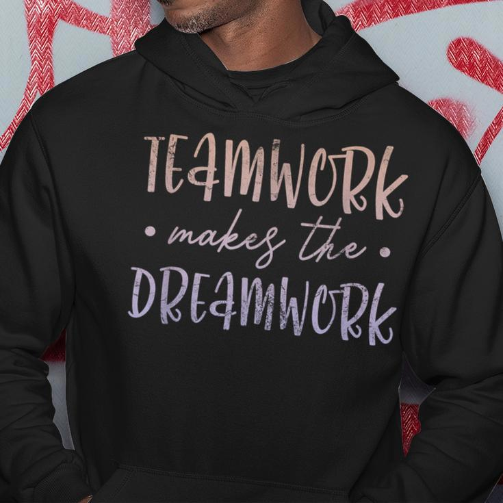 Teamwork Makes The Dreamwork Employee Team Motivation Grunge Hoodie Unique Gifts