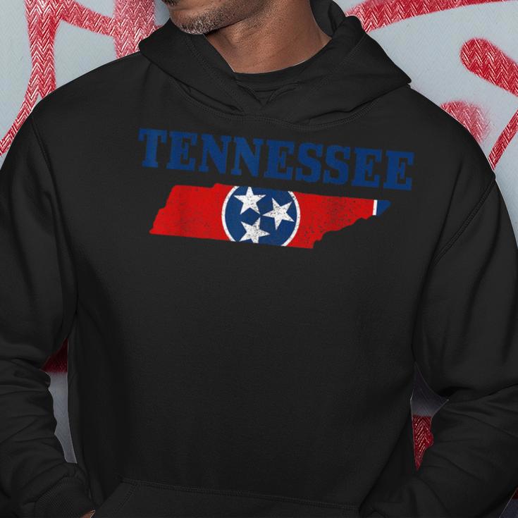 Tennessee Flag State Map Pride Vintage Nashville Tn Hoodie Unique Gifts