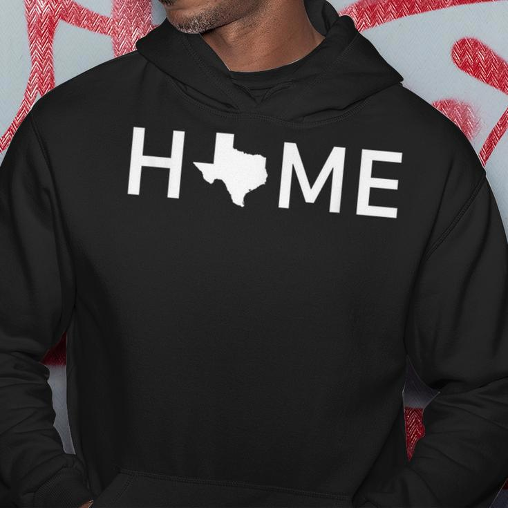 Texas Home Love US State Pride Outline Silhouette Hoodie Unique Gifts