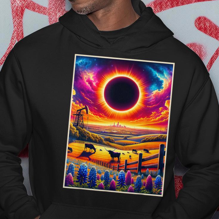 Texas Solar Eclipse 2024 Totatily Total Eclipse Vintage Hoodie Unique Gifts