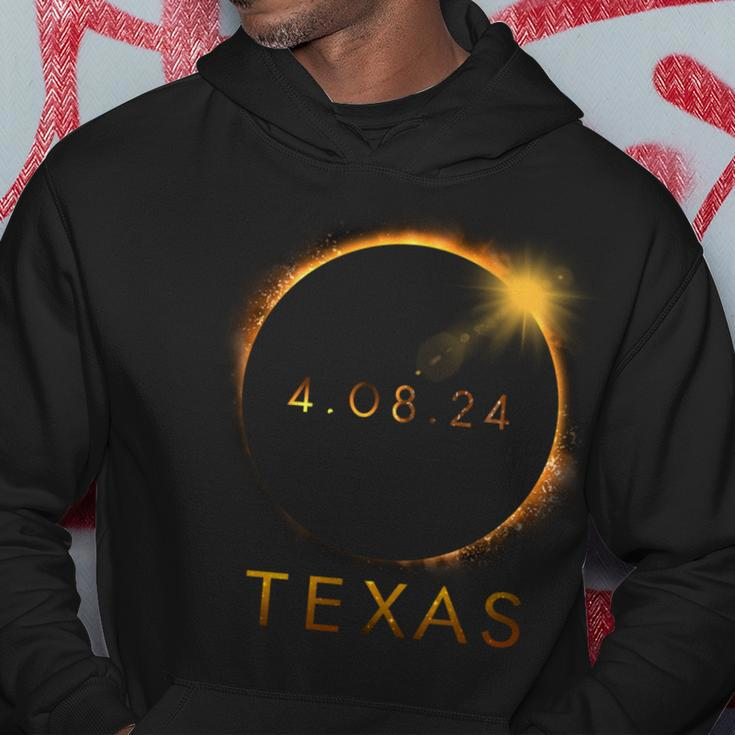 Texas Total Solar Eclipse April 8 2024 Texas Solar Eclipse Hoodie Funny Gifts