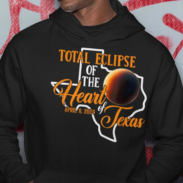 Texas Total Solar Eclipse April 8 2024 Usa Map Totality Hoodie Unique Gifts