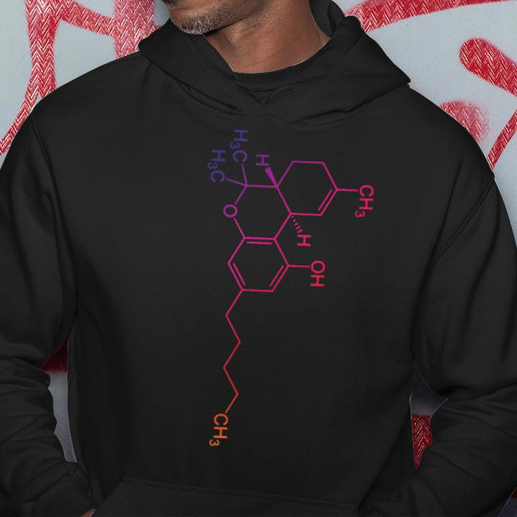 Thc Molecule Cannabis Weed Pot Stoner Hoodie Unique Gifts