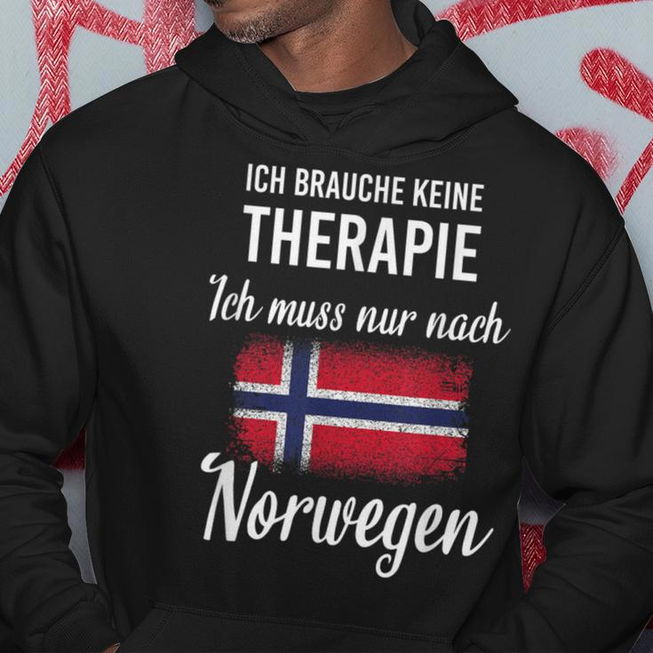 Therapie Nicht Nötig, Nur Norwegen Muss Sein Hoodie, Lustiges Reise-Motto Lustige Geschenke