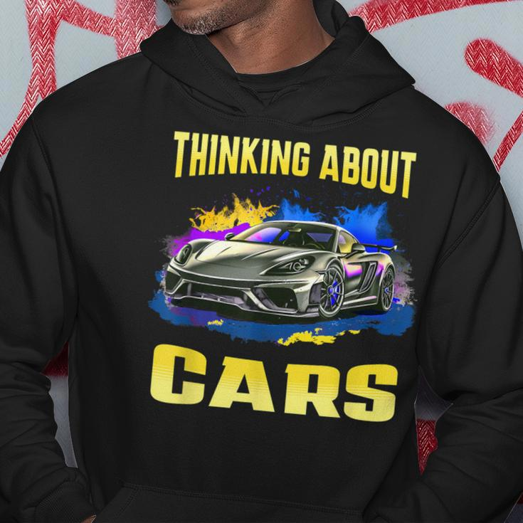 Thinking About Cars Supercar Sports Car Exotic Concept Boys Hoodie Unique Gifts