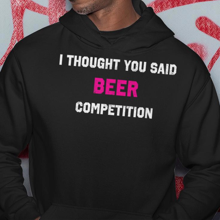 I Thought You Said Beer Competition Cheer Dad Comp Hoodie Unique Gifts