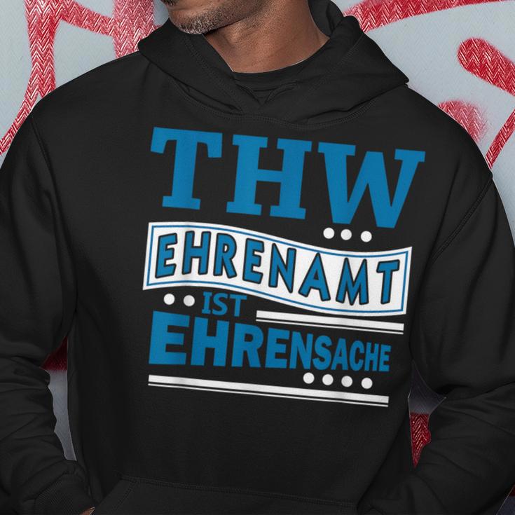 Thw Ehrenamt Ist Ehrensache Technisches Hilfswerk Motiv Hoodie Lustige Geschenke