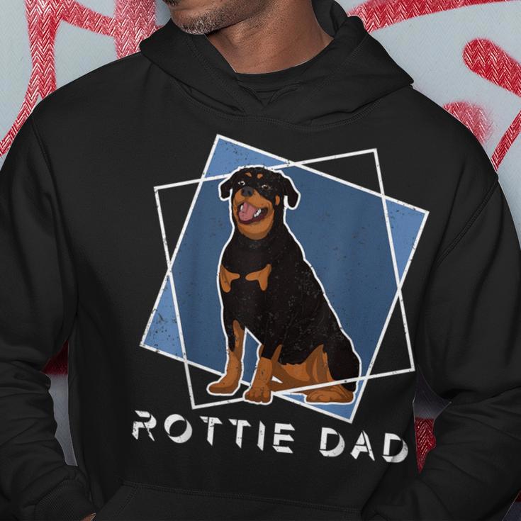 Tierliebhaber Herren Haustier Hund Papa Rottie Papa Rottweiler Kapuzenpullover Lustige Geschenke