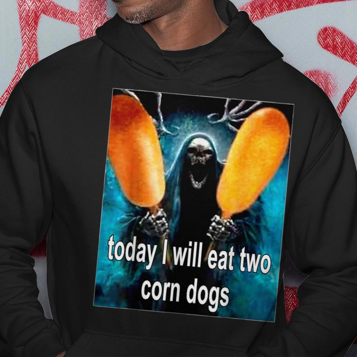 Today I Will Eat Two Corn Dogs Hoodie Personalized Gifts