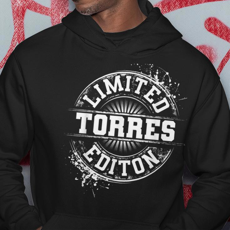 Torres Surname Family Tree Birthday Reunion Idea Hoodie Funny Gifts