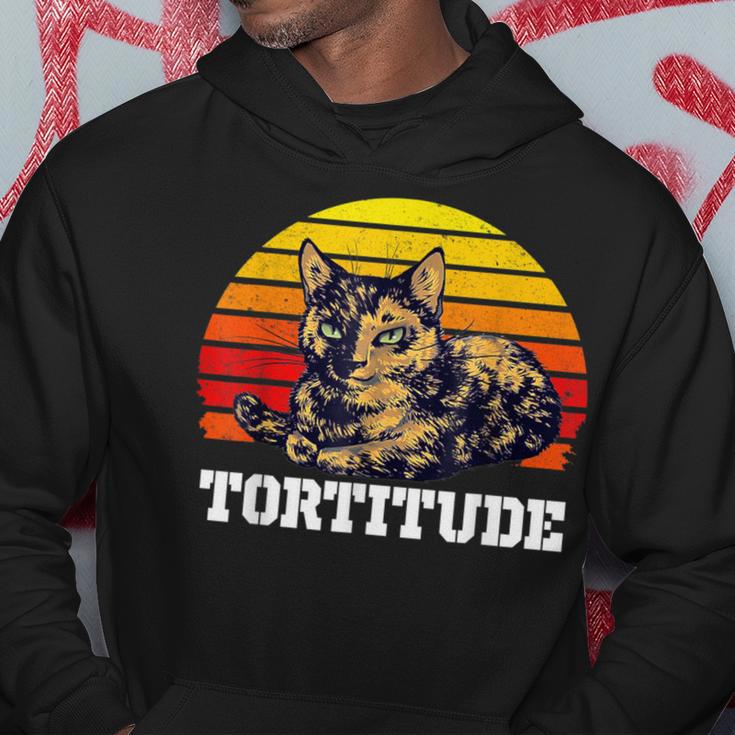 Tortitude Cat Torties Are Feisty Tortoiseshell Kitty Cat Hoodie Unique Gifts