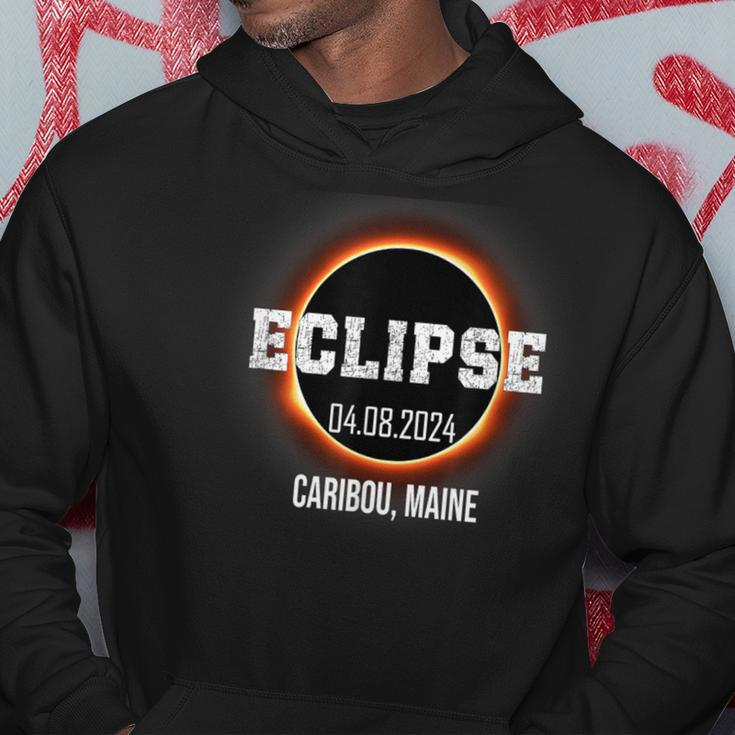 Total Solar Eclipse 2024 Caribou Maine Totality April 8 Hoodie Unique Gifts