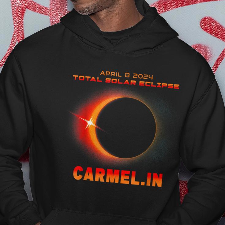 Total Solar Eclipse 2024 Carmel Indiana Hoodie - Monsterry