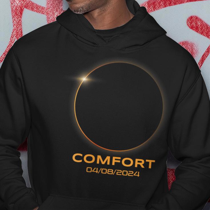 Total Solar Eclipse 2024 Comfort Texas Path Of Totality Hoodie Unique Gifts