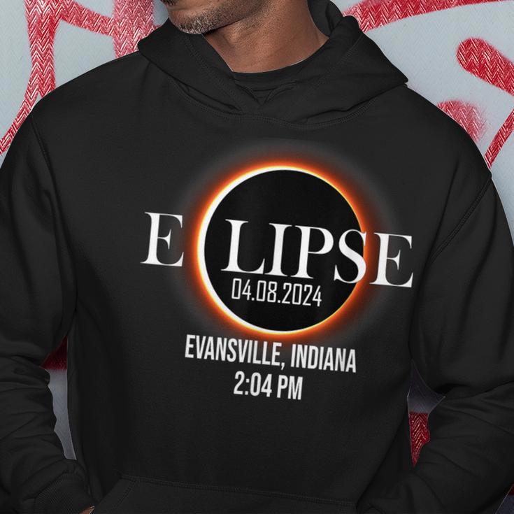 Total Solar Eclipse 2024 Evansvile Indiana Totality April 8 Hoodie Unique Gifts